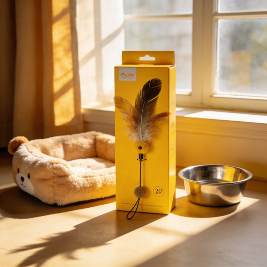 Interactive Feather Toy